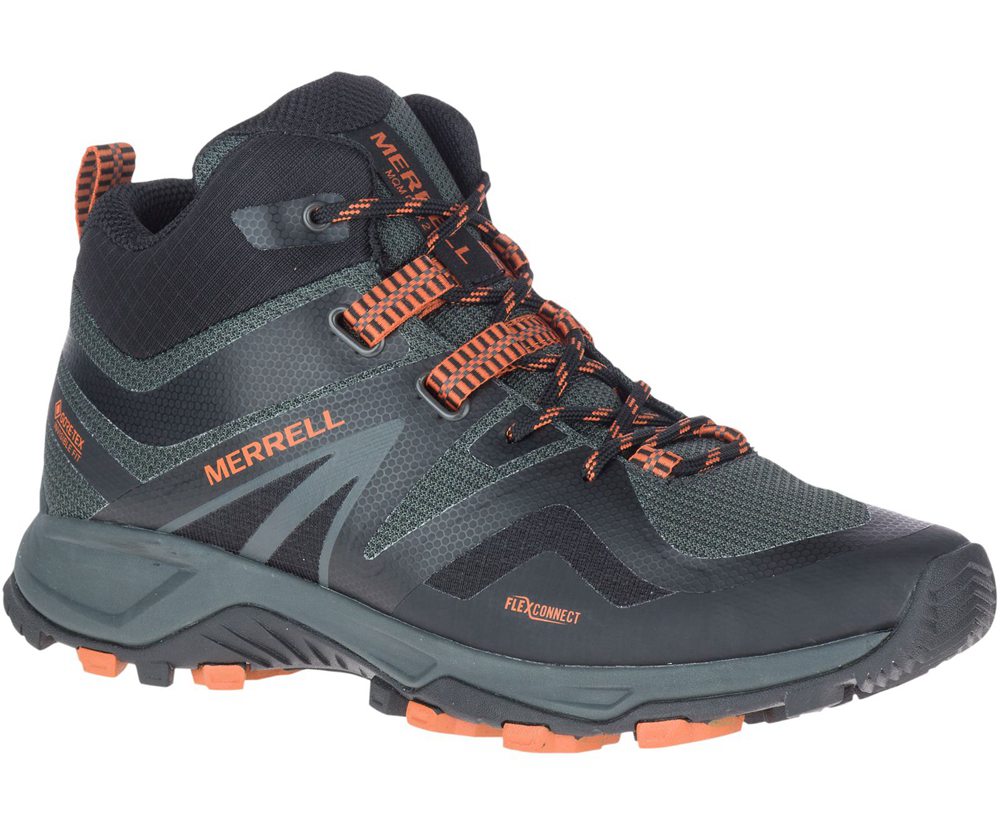 Merrell Hiking Boots Grey - MQM Flex 2 Mid GORE-TEX® - Mens 97KPOGSQD